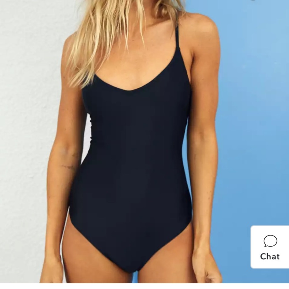 AERIE Lace Up One Piece Swim Suit